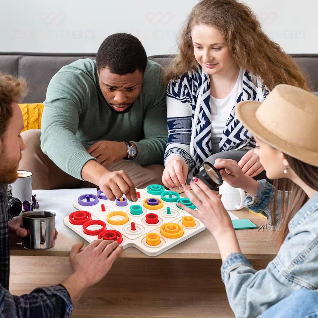 Trip Trap Strategy Indoor Board Game for Kids & Adults