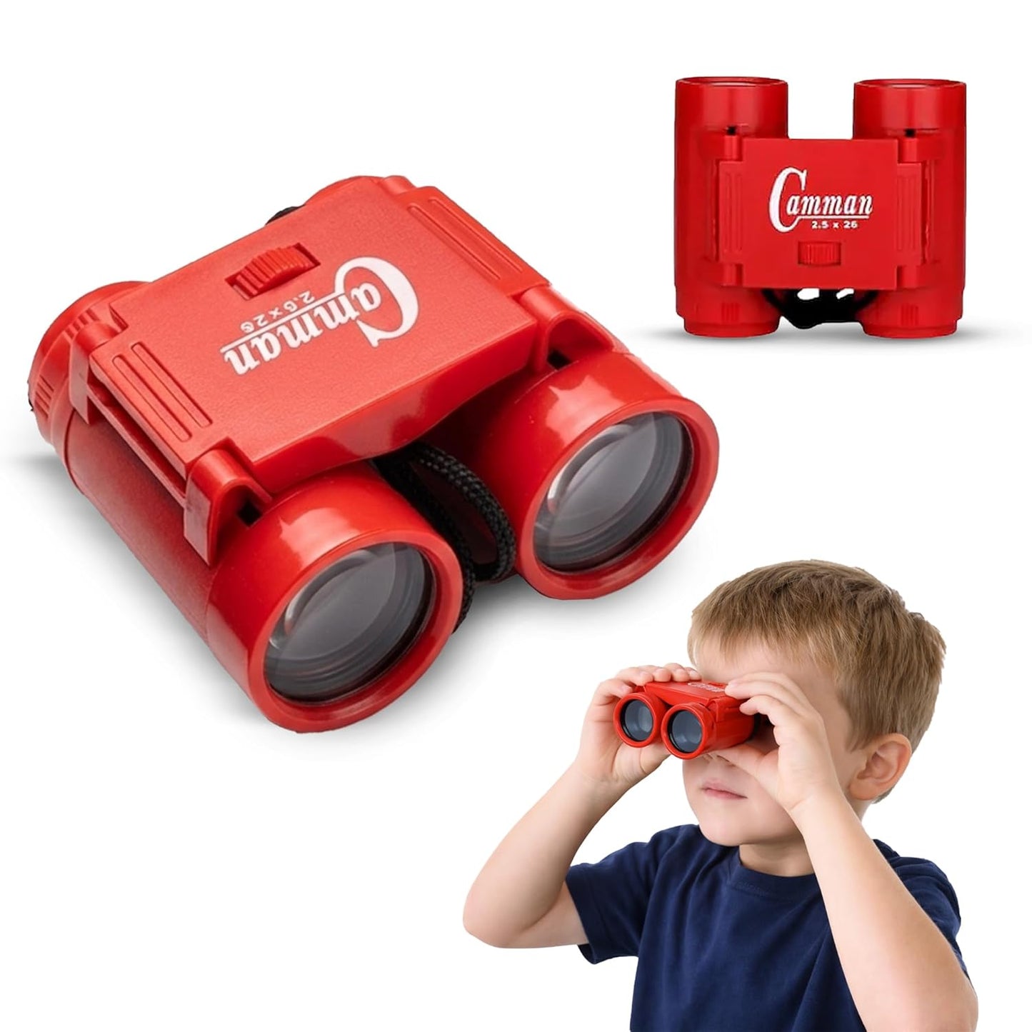Wembley Mini Kids Binoculars with Ultra Zoom & Neck Strap