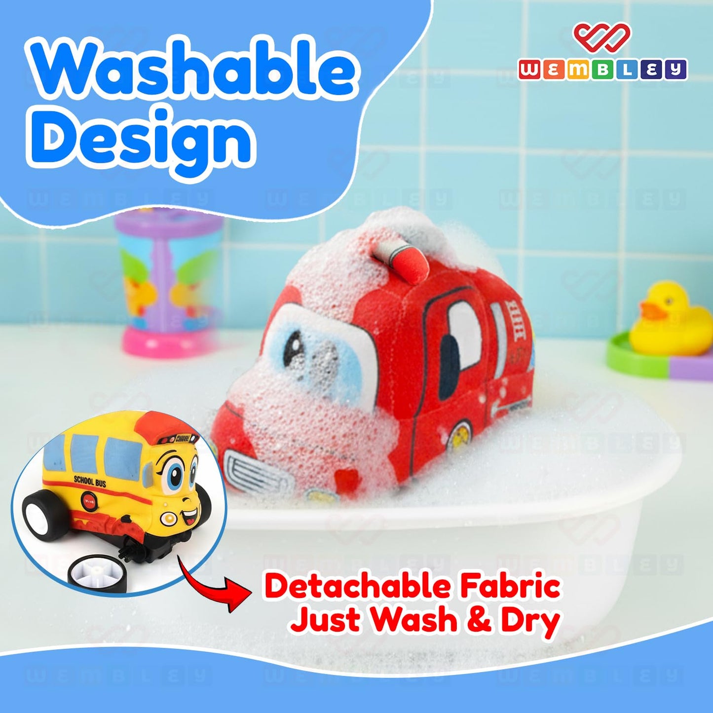 Soft Musical Fire Vehicle-Themed RC Car Toy