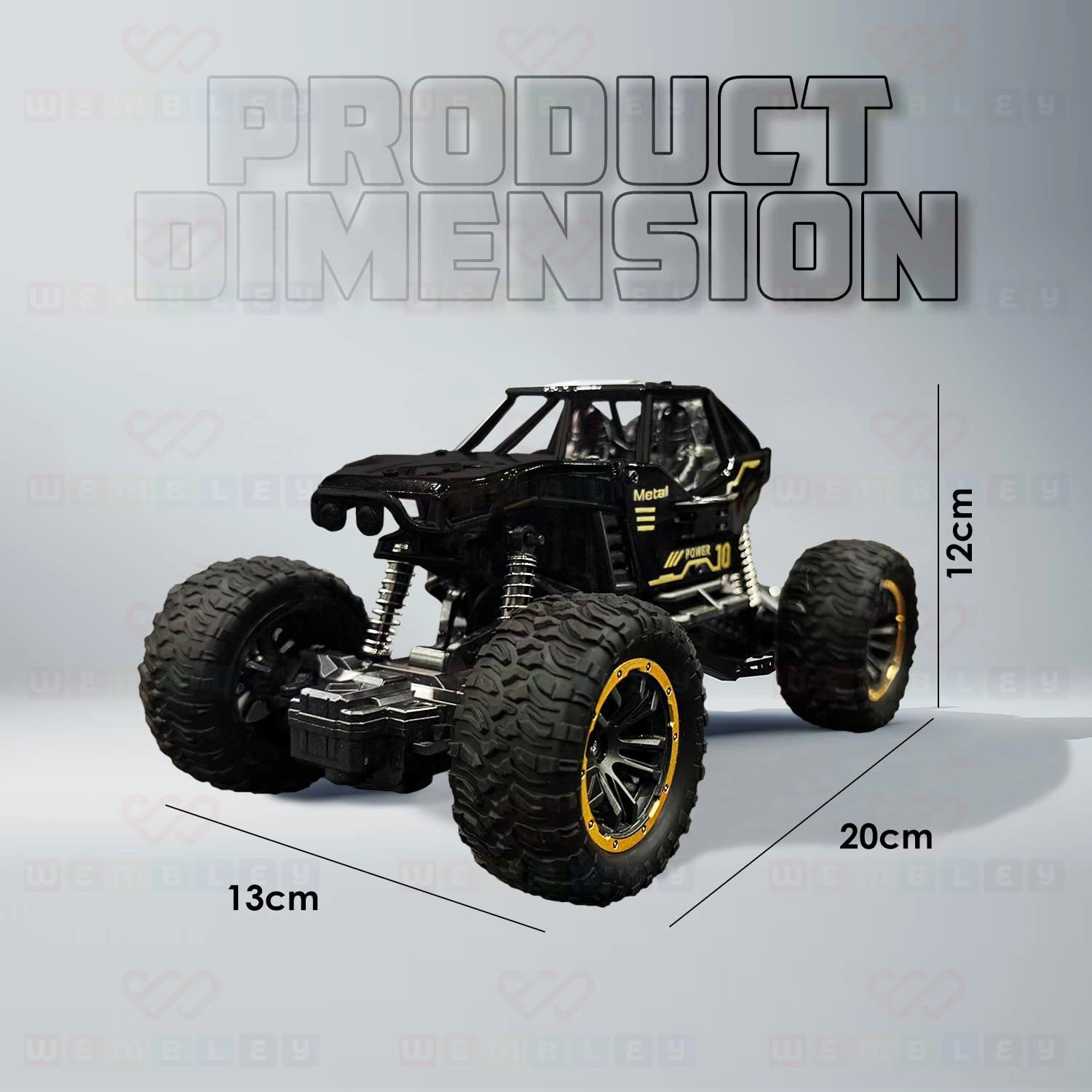 Monster Truck Remote Control Car Toy (Rock Crawler)