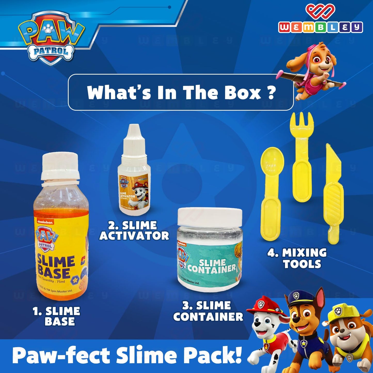 Paw Patrol-Themed Non-Toxic DIY Slime Making Kit