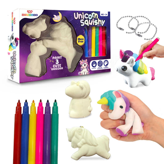 DIY Squishy Unicorn 3D Art & Craft Set for Kids