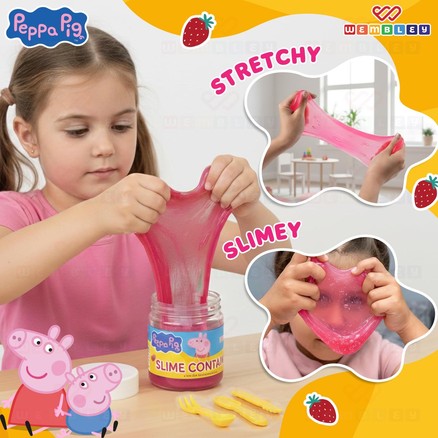 Peppa Pig-Themed Non-Toxic DIY Slime Making Kit