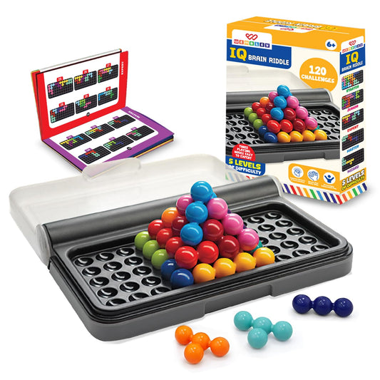 Brain Riddle Smart Puzzle Set with 120 Challenges