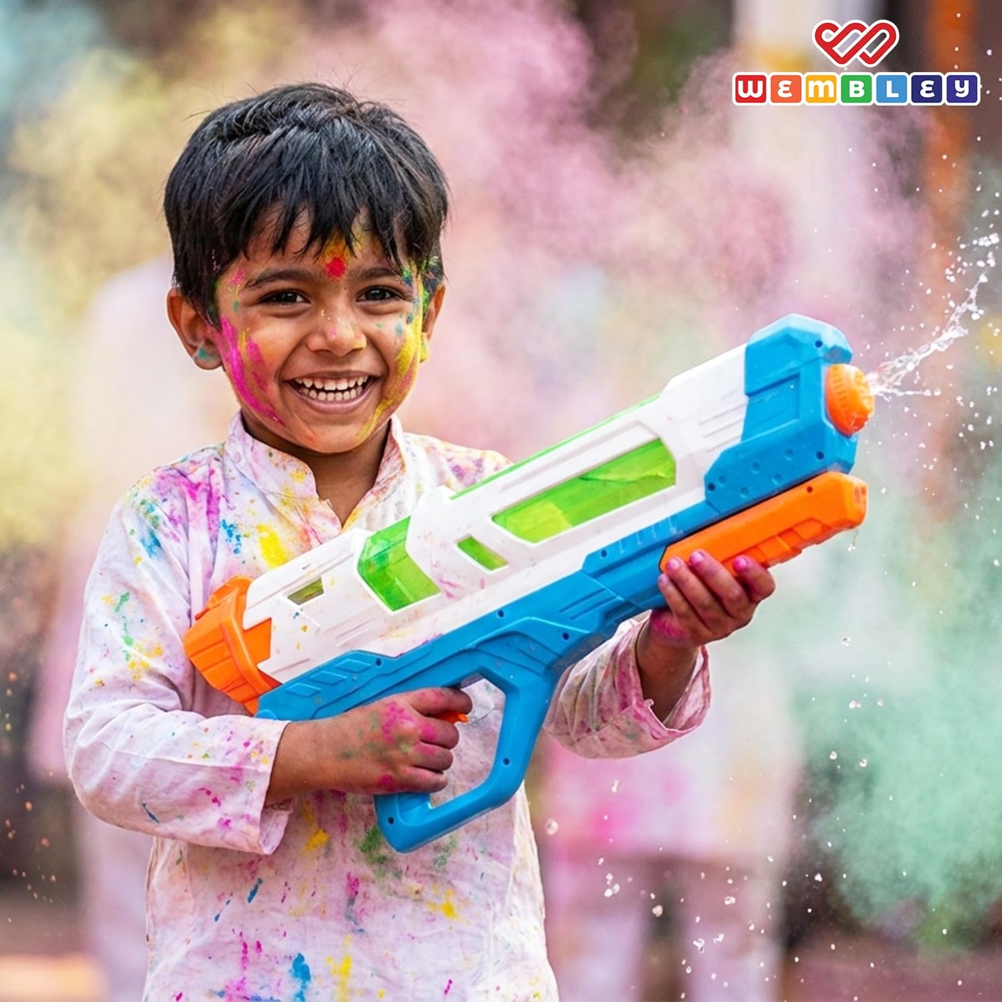 Aqua Blaster Long-Range Water Gun Toy for Kids