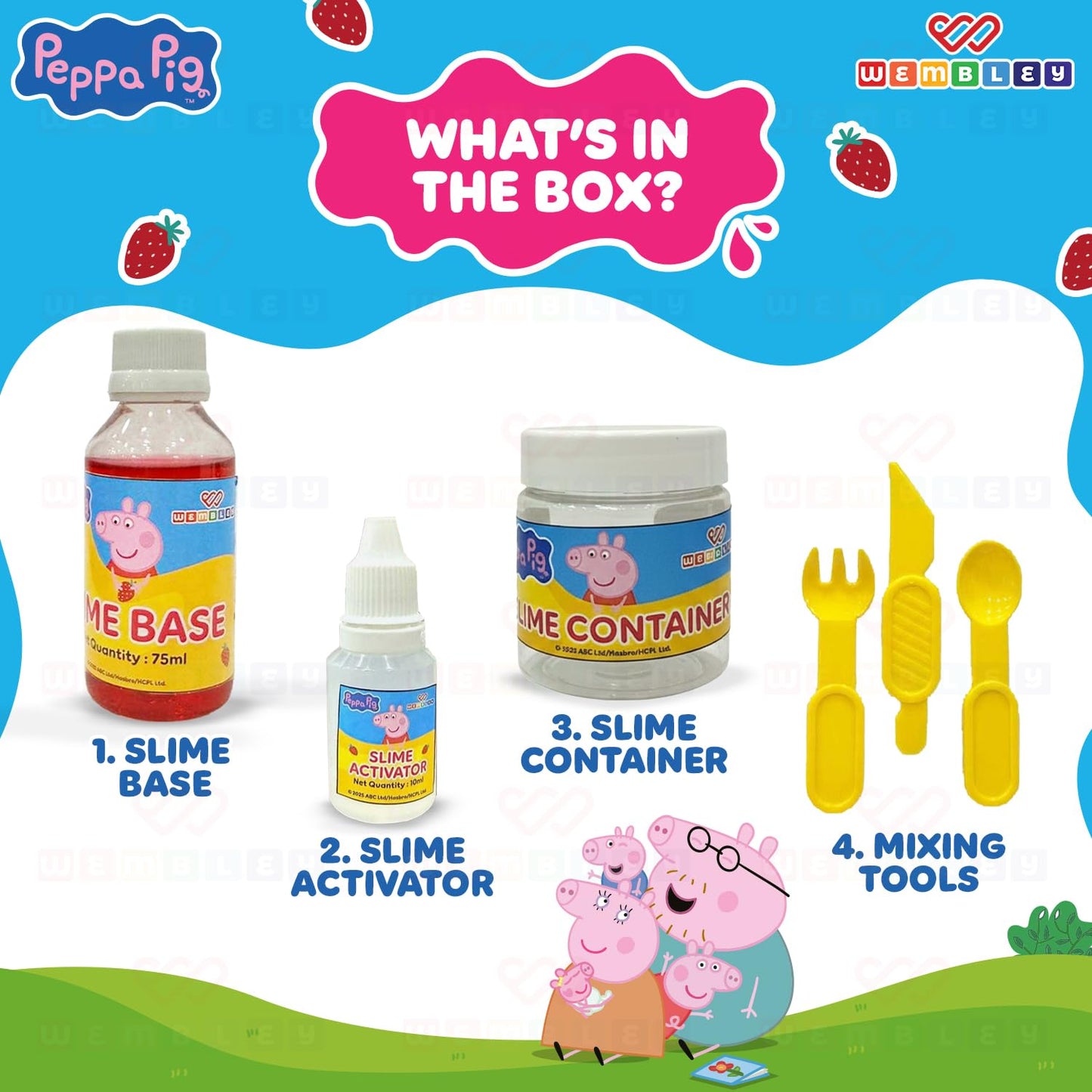 Peppa Pig-Themed Non-Toxic DIY Slime Making Kit