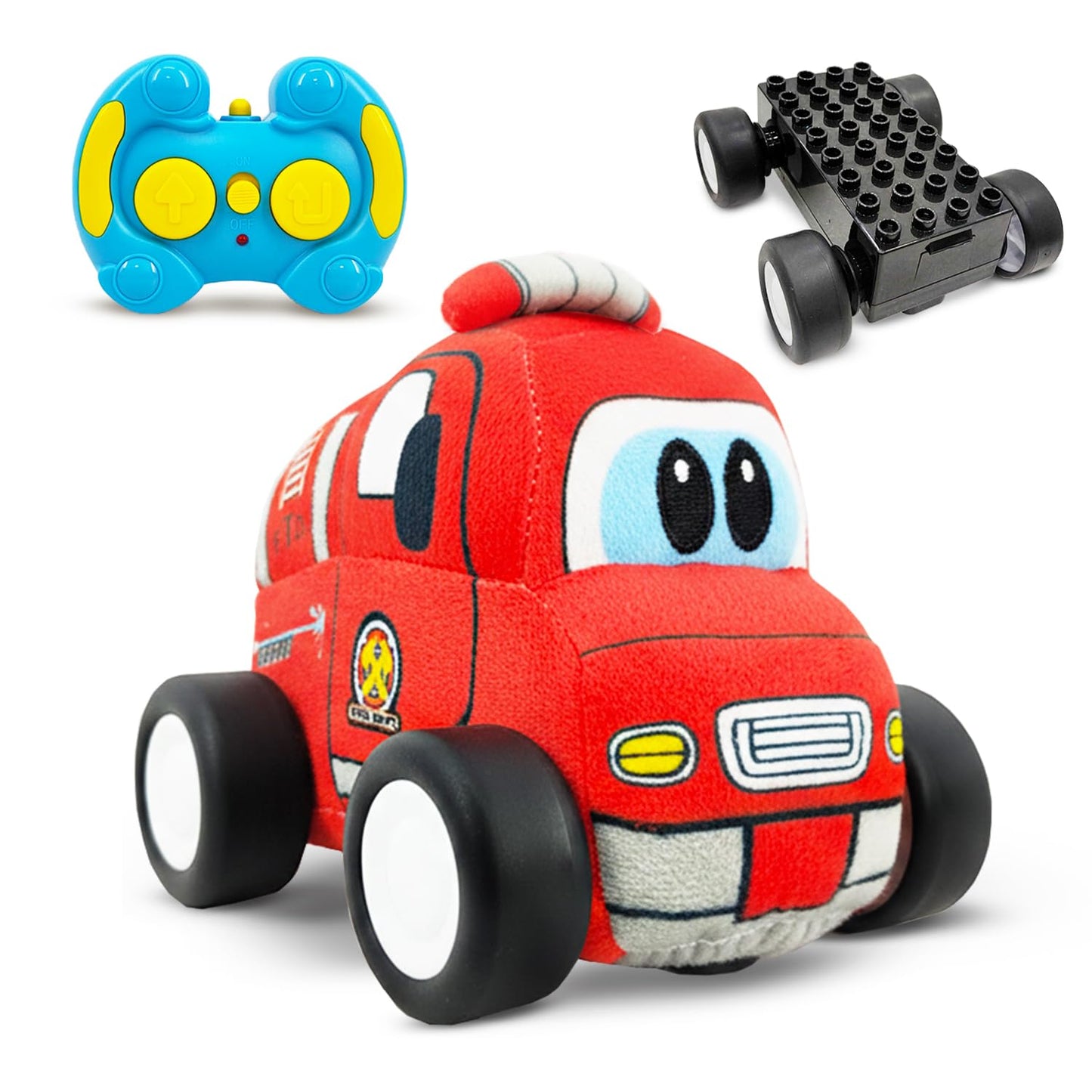 Soft Musical Fire Vehicle-Themed RC Car Toy