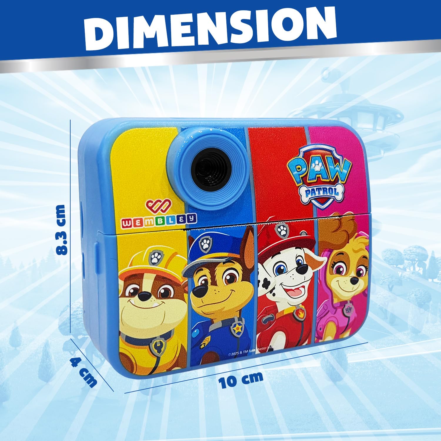 Instant Print Digital Camera for Kids (Paw Patrol)