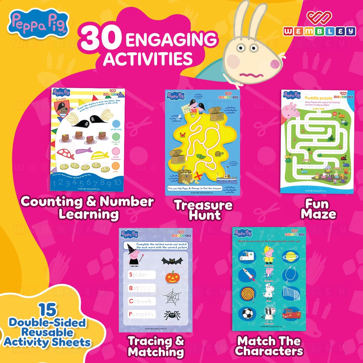 My First Write and Wipe Activity Kit (Peppa Pig)