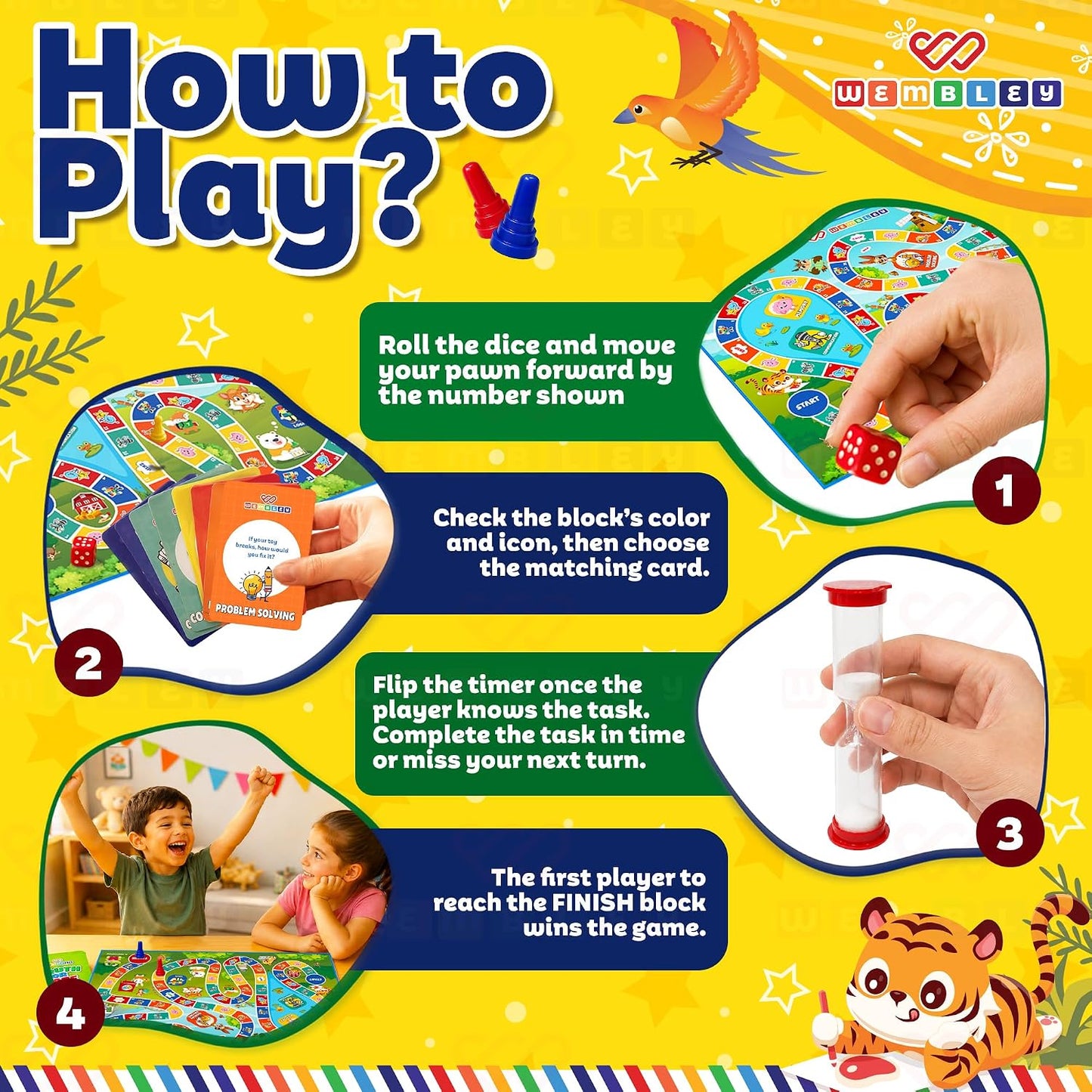 Mind Mania Interactive Board Game for Kids