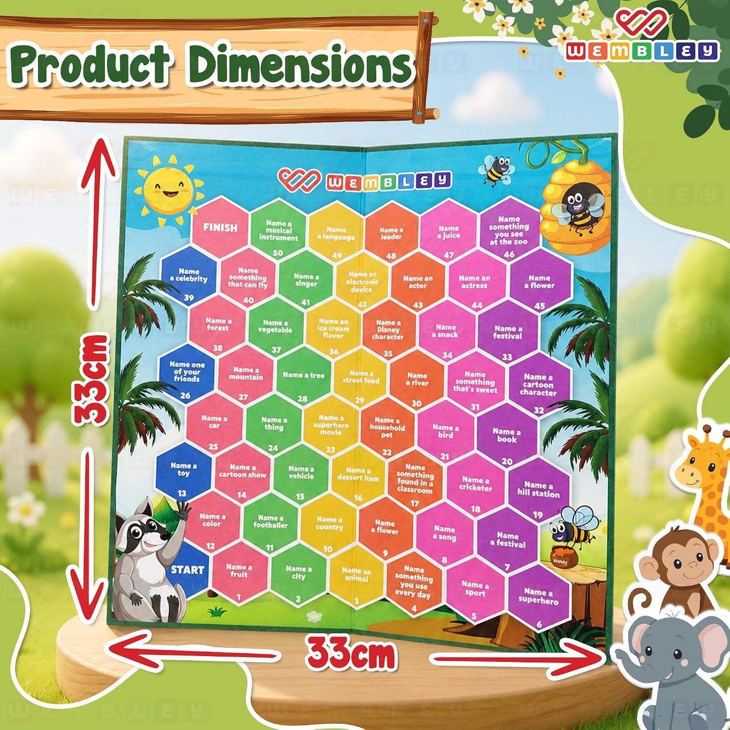 Word Pop Jr. Interactive Board Game for Kids