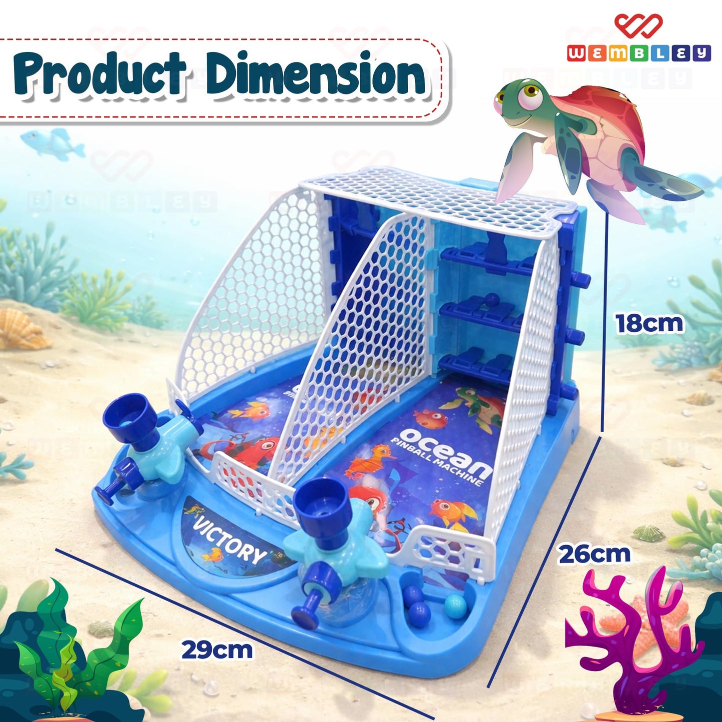 Ocean Shooting Arcade Board Game for Kids