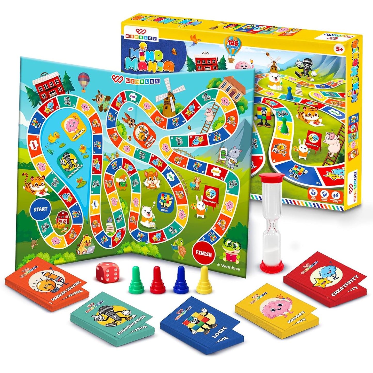 Mind Mania Interactive Board Game for Kids