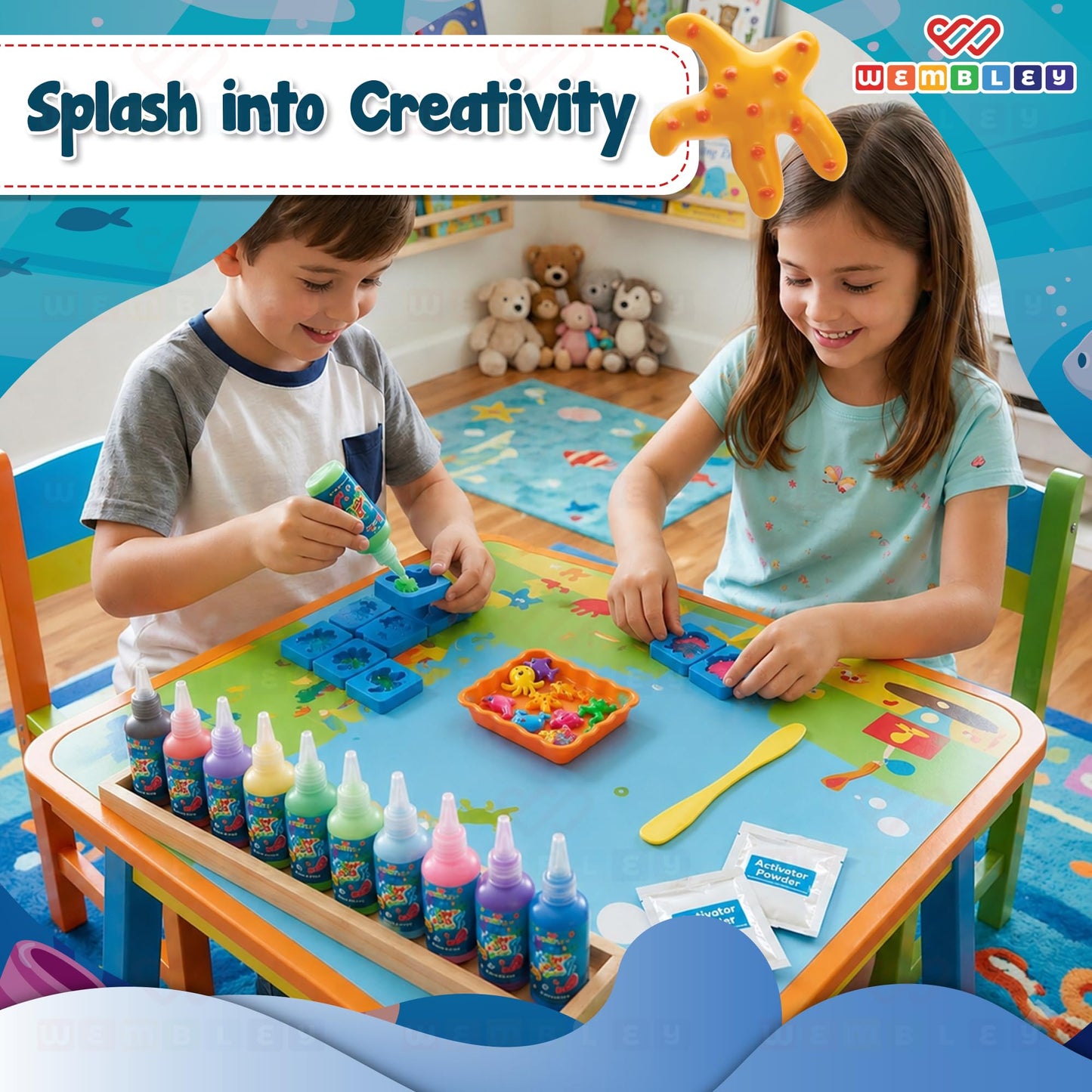 Aqua Jelly Kit for Kids – Pack of 12 (30 ml)