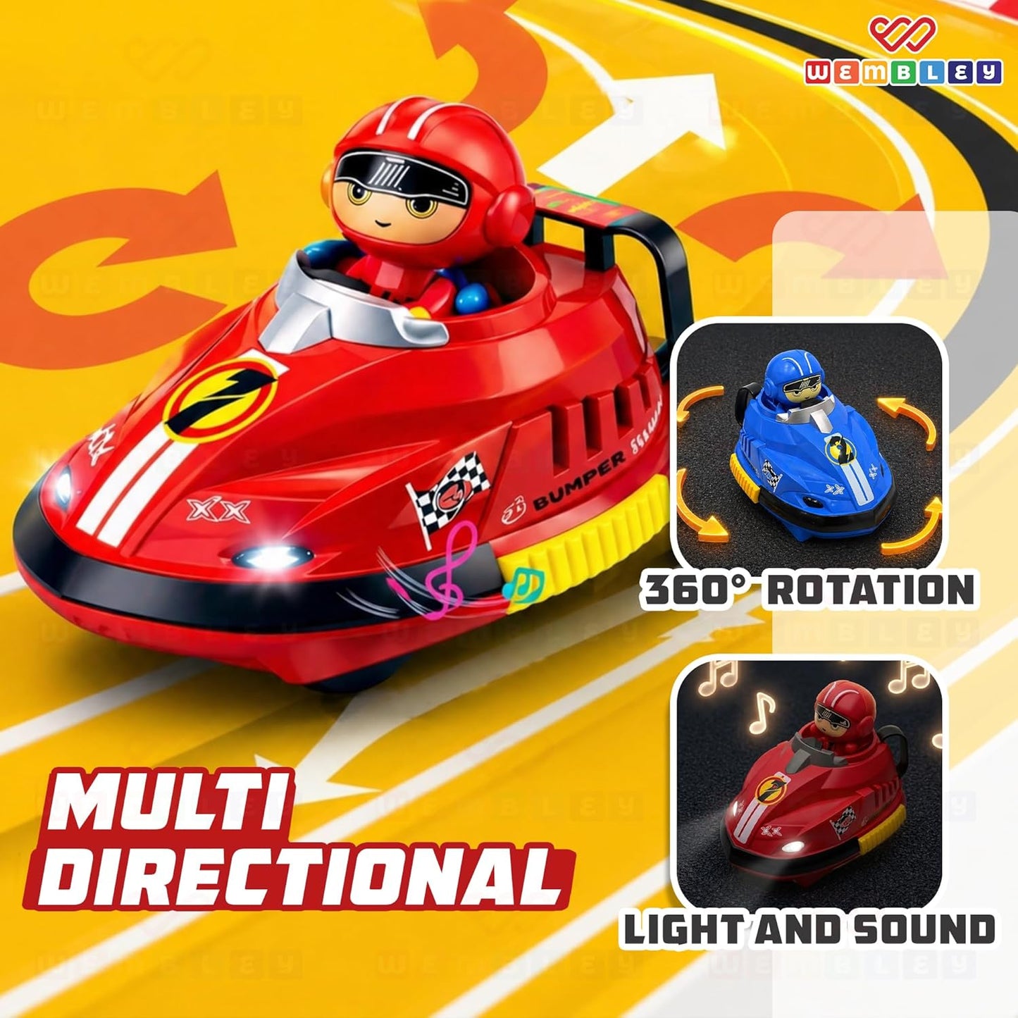 RC Bumper Car Game for Kids