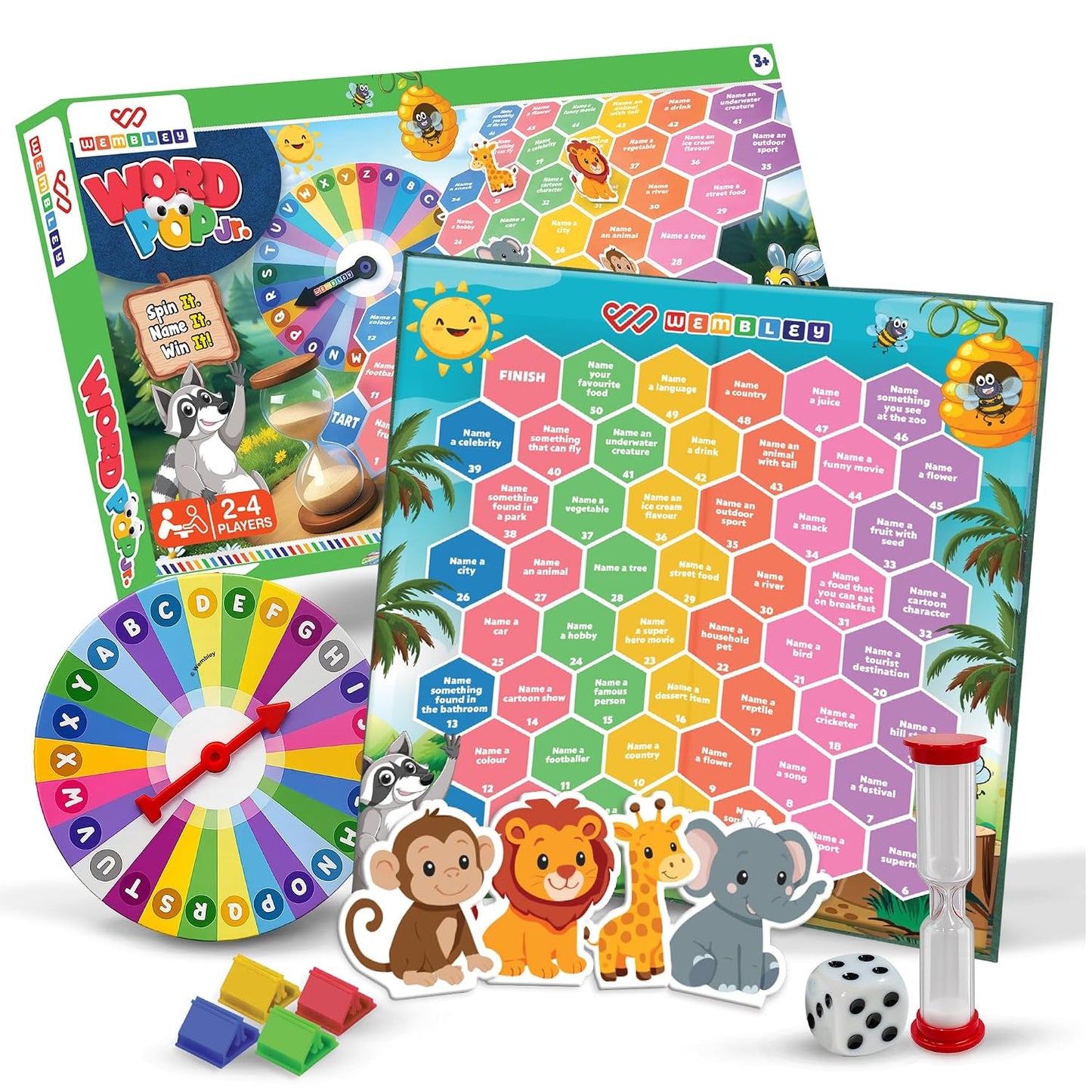 Word Pop Jr. Interactive Board Game for Kids
