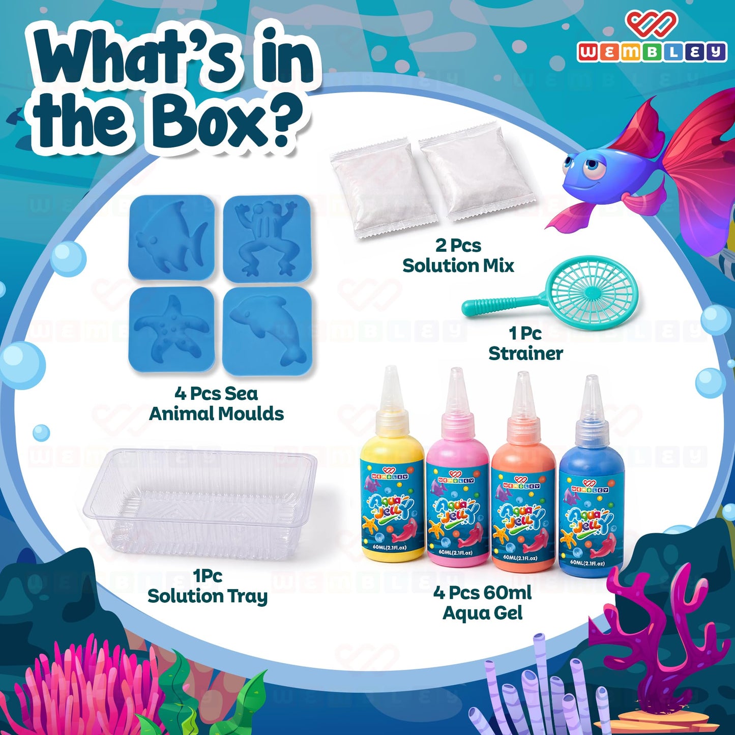 Aqua Jelly DIY Kit for Kids- Pack of 4 (60 ml)
