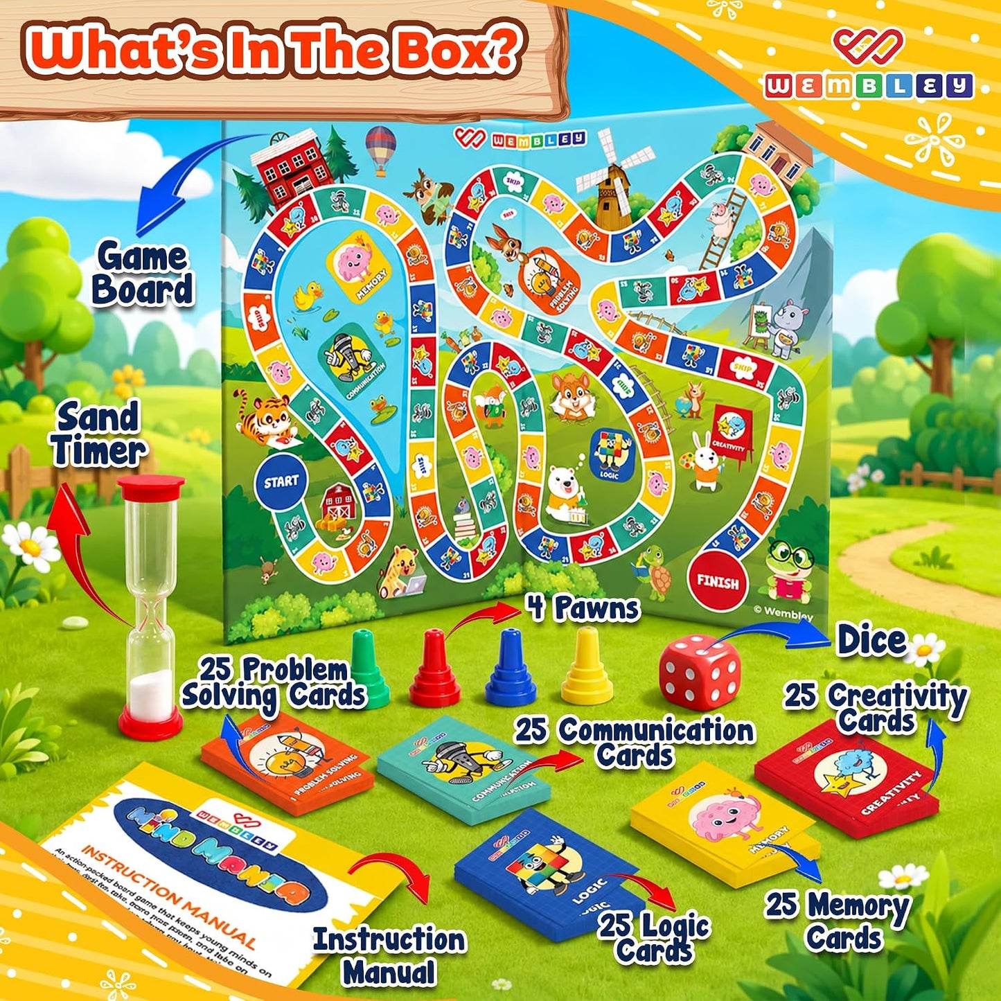 Mind Mania Interactive Board Game for Kids