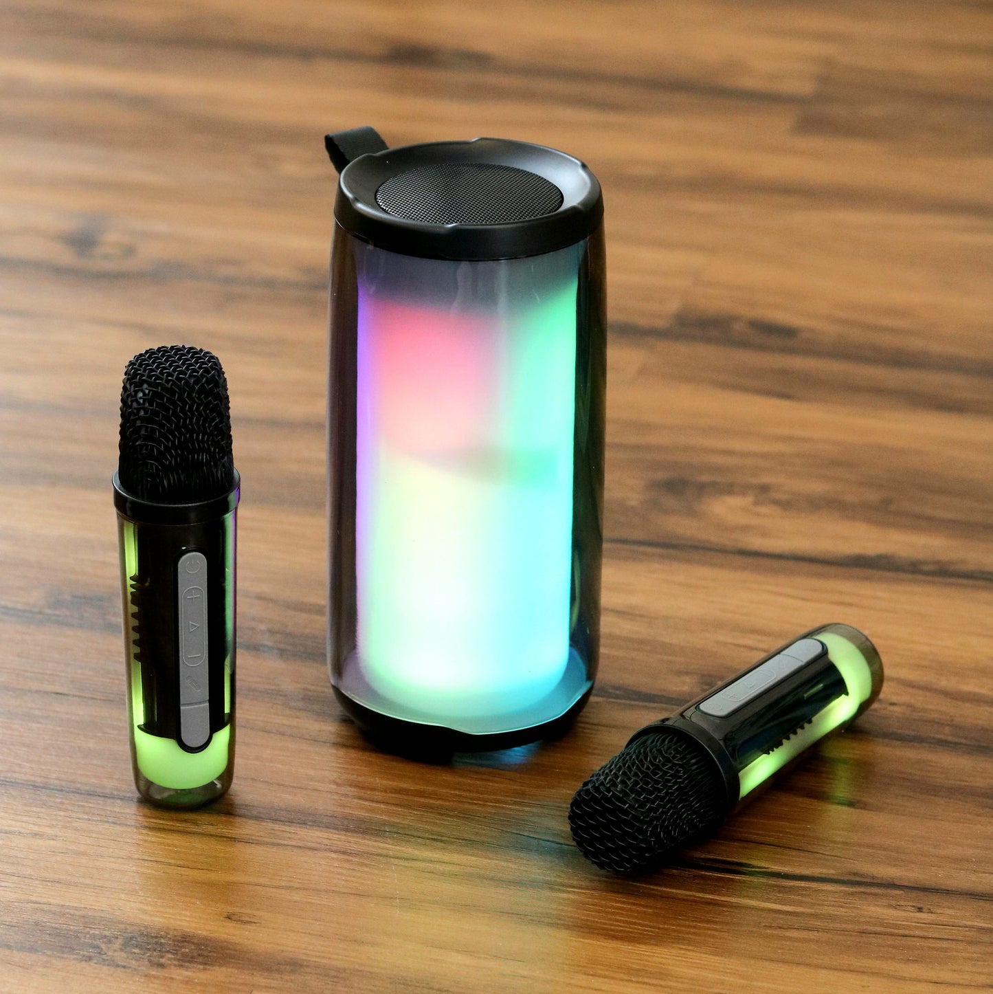 Stylish Wireless Karaoke Speaker with RGB Lights