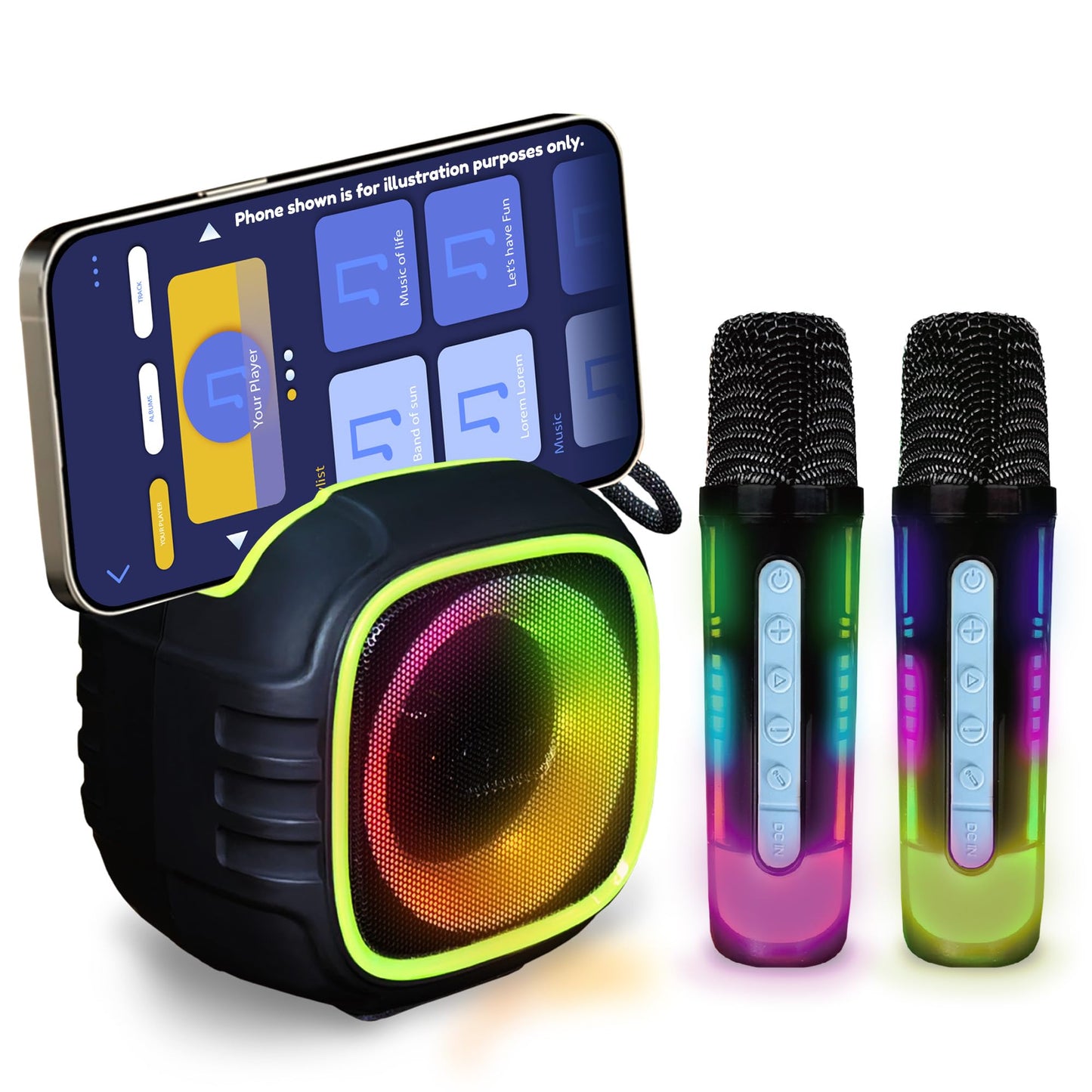 karaoke speaker with dual mic