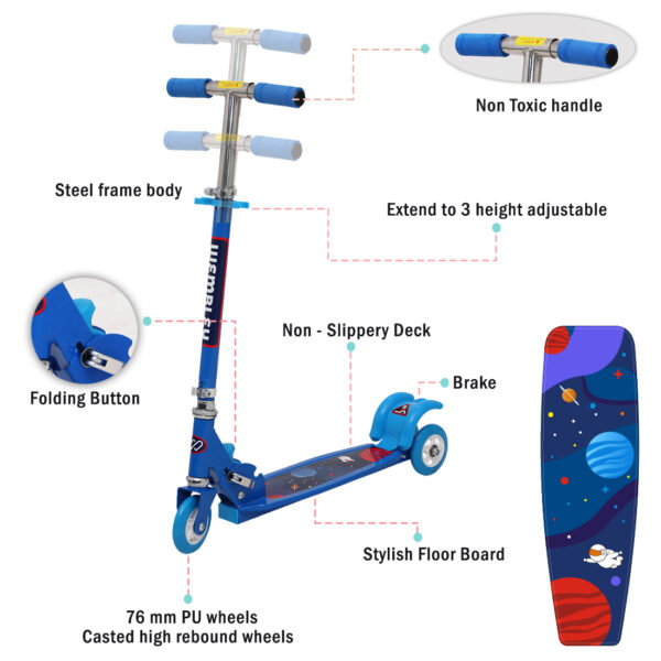 Wembley kick scooter blue