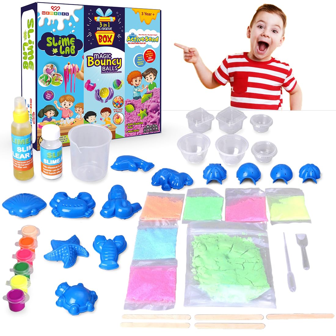Crafty Kinetic Sand Kit for Kids Activity Toys - Creative Sand for Kids - Kinetic  Sand Kit for Kids Activity Toys - Creative Sand for Kids . shop for Crafty  products in India.